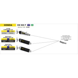 Silencioso RaceTech aluminium Dark