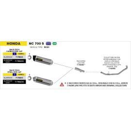 Silencioso RaceTech aluminium Dark