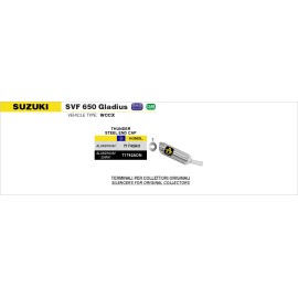 Silencioso Street Thunder de aluminio para Colecto