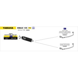 COLECTOR ARROW RACING YAMAHA NMAX 155 ´17