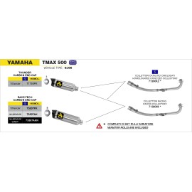 ESCAPE ARROW YAMAHA T-MAX 500 08-11 TITANIO THUNDE