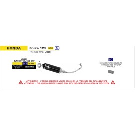KIT COLECTOR + TERMINAL HONDA FORZA 125 '21 URBAN