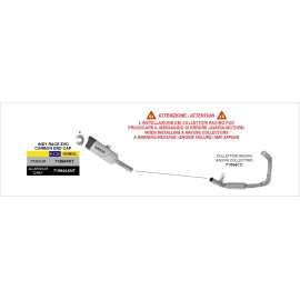 ESCAPE ARROW YAMAHA MT-07 E5+ '25 FULL SYSTEM WITH ALUMINIUM DARK EXHAUST