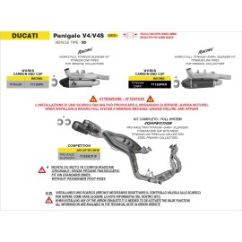 ESCAPE ARROW DUCATI PANIGALE V4S 2025 FULL TITANIUM FULL SYSTEM