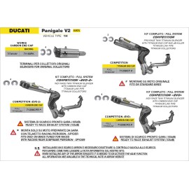 ESCAPE ARROW DUCATI PANIGALE 955 V2 '20/24 FULL TITANIUM FULL SYSTEM