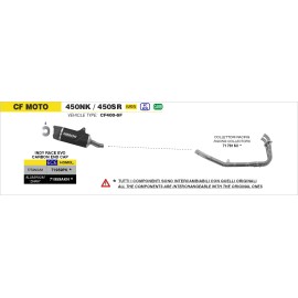 COLECTOR ARROW CF MOTO 450NX/SR '23 RACING ST. STEEL (NO CATALIZADO)