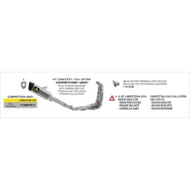 COLECTOR ARROW KAWASAKI ZX-6R 636 '24/'25 STAINLESS STEEL RACING