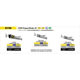 ESCAPE ARROW KTM 1290 SUPER DUKE R '20/23 - 1390 SUPER DUKE R '24 X-KONE EXHAUST