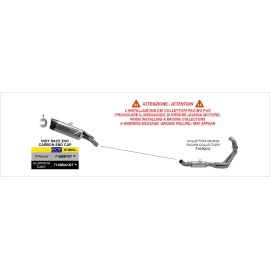 ESCAPE ARROW YAMAHA MT-09 / MT-09 SP '24/25 HOMOLOGATED FULL SYSTEM WITH ALUMINIUM DARK INDY RACE EVO