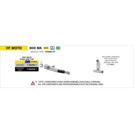 ESCAPE ARROW CF MOTO 800 NK E5 '25