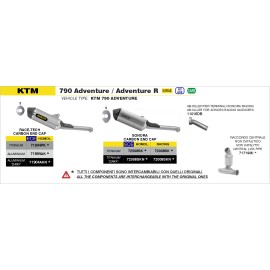 ESCAPE ARROW HUSQVARNA NORDEN 901 '22 HOMOLOGATED    TITANIUM SONORA SILENCER WITH WELDED    LINK PIPE