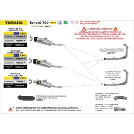 ESCAPE ARROW YAMAHA TENERE 700 E5+ '25 INDY RACE EVO ALUMINIUM EXHAUST