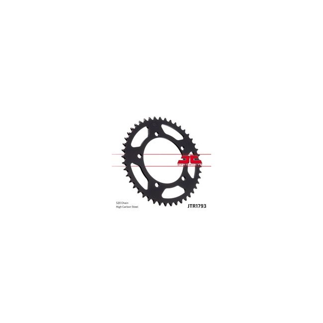 Piñones y Cadenas JT Sprockets CORONA JT 1793-47 ALUMINIO | REBESA.COM