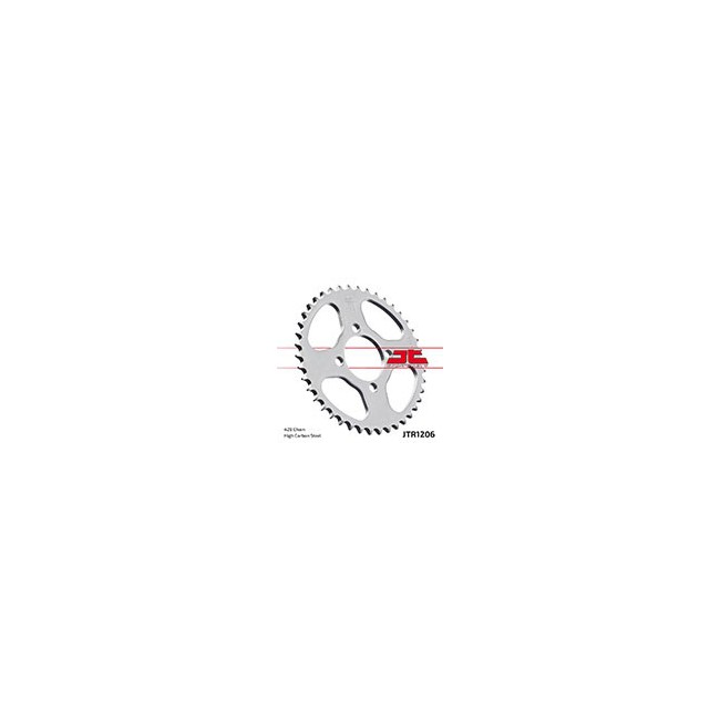Pinhões e COROAS JT Sprockets coroa JT 1206-42 | REBESA.COM