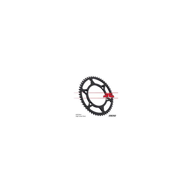 Piñones y Cadenas JT Sprockets CORONA JT 797-57 | REBESA.COM Piñones y Cadenas JT Sprockets CORONA JT 797-57 | REBESA.COM