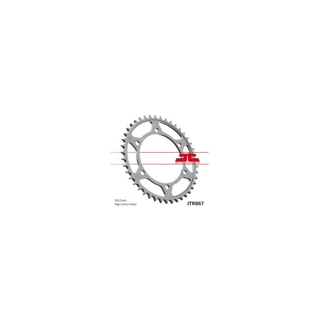 Pinhões e COROAS JT Sprockets coroa JT 867-42 YAMAHA TDM 850 96-98 | REBESA.COM