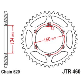 Piñones y Cadenas JT Sprockets CORONA JT 460-39 | REBESA.COM