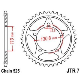 Piñones y Cadenas JT Sprockets CORONA JT 7-46 | REBESA.COM