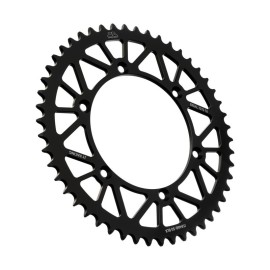 Piñones y Cadenas JT Sprockets CORONA JT 460-48 ALUMINIO NEGRO | REBESA.COM