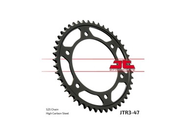 Piñones y Cadenas JT Sprockets CORONA JT 3-47 NEGRA | REBESA.COM