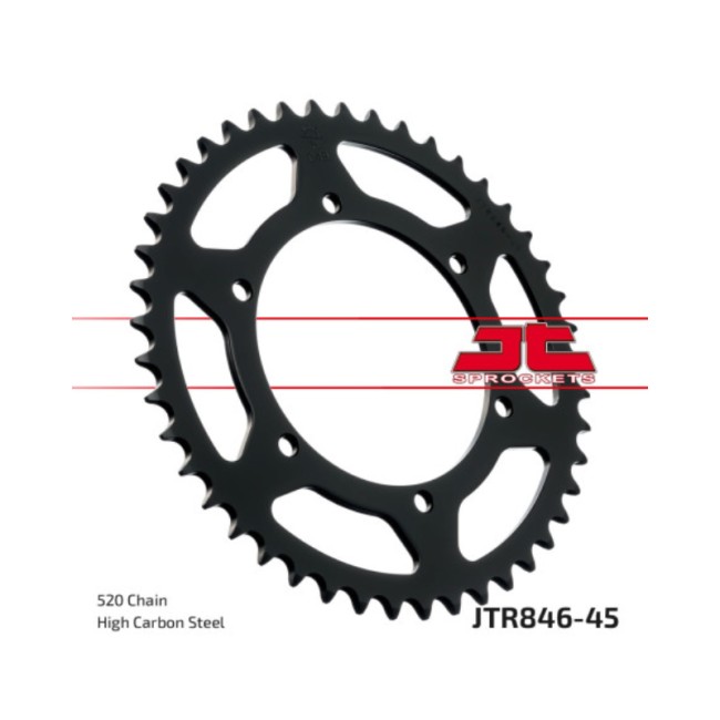 Piñones y Cadenas JT Sprockets CORONA JT 846-45 | REBESA.COM Piñones y Cadenas JT Sprockets CORONA JT 846-45 | REBESA.COM