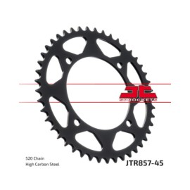 Piñones y Cadenas JT Sprockets CORONA JT 857-45 NEGRA | REBESA.COM