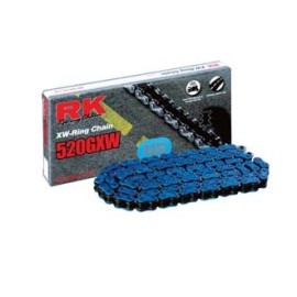 Cadena RK CADENA RK 520 GXW 120P AZUL para moto | REBESA.COM