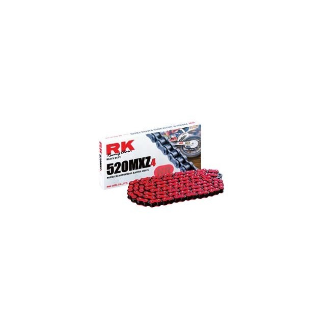 Cadena RK CADENA RK NR 520 MXZ4 120P ROJA para moto | REBESA.COM