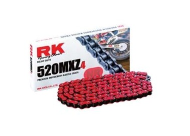 Cadena RK CADENA RK NR 520 MXZ4 120P ROJA para moto | REBESA.COM