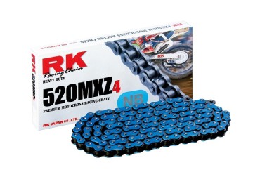 Cadena RK CADENA RK NB 520 MXZ4 120P AZUL para moto | REBESA.COM