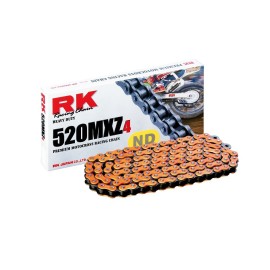 Cadena RK CADENA RK ND 520 MXZ4 120P NARANJA para moto | REBESA.COM