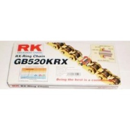 Cadena RK CADENA RK 520 KRX 120P ORO para moto | REBESA.COM