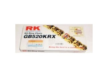Cadena RK CADENA RK 520 KRX 120P ORO para moto | REBESA.COM