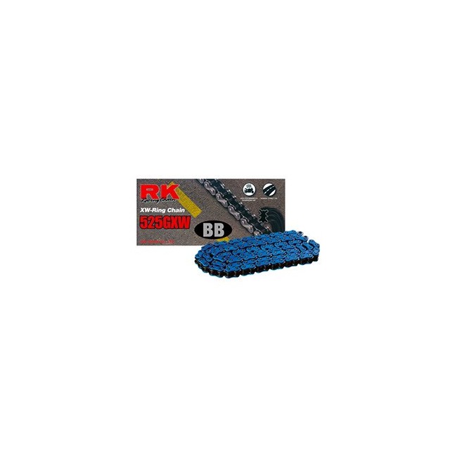 Cadena RK CADENA RK BB 530 GXW 118 AZUL SOLID para moto | REBESA.COM