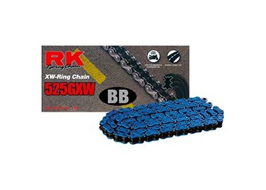 Cadena RK CADENA RK BB 530 GXW 118 AZUL SOLID para moto | REBESA.COM