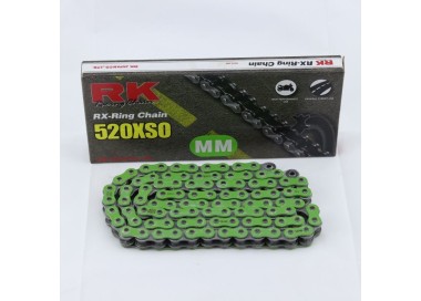 Corrente RK CORRENTE RK MM 520 XS0 120P VERDE para moto | REBESA.COM