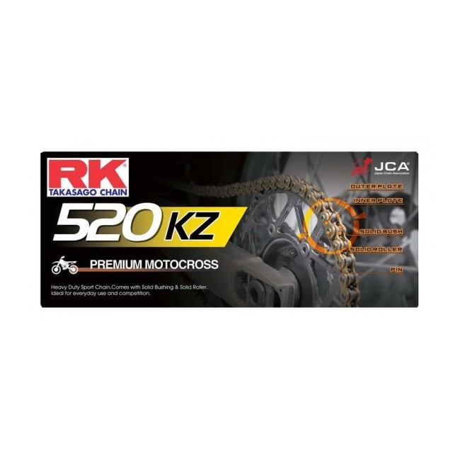 Corrente RK CORRENTE RK 520 KZ 120P para moto | REBESA.COM Corrente RK CORRENTE RK 520 KZ 120P para moto | REBESA.COM