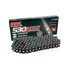 Cadena RK CADENA RK BL530 ZXW 118P CLF ESLABONES NEGRO/ORO para moto | REBESA.COM