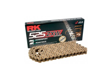 Corrente RK CORRENTE RK 525 ZXW 120P CLF ORO para moto | REBESA.COM