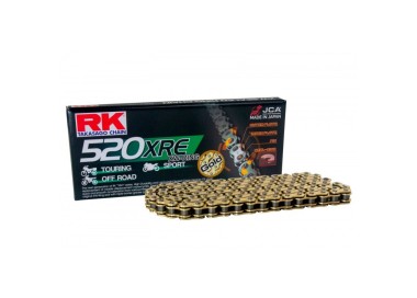 Cadena RK CADENA RK GB520 XRE 120P ORO para moto | REBESA.COM
