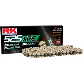 Cadena RK CADENA RK GB525 XRE 124P ORO para moto | REBESA.COM