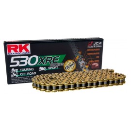 Cadena RK CADENA RK 530 XRE 118P CLF ORO para moto | REBESA.COM