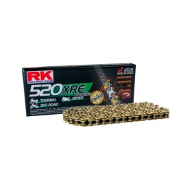 Cadena RK CADENA RK 520 XRE 114P CLF ORO para moto | REBESA.COM