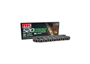 Cadena RK CADENA RK 520 XSO2 124P CLF ORO para moto | REBESA.COM