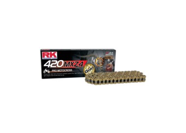 Corrente RK CORRENTE RK 420 MXZ4 120P CL ORO para moto | REBESA.COM