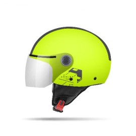 Casco KRP Helmets CASCO KRP DEMI JET NEW CAP CON VISERA Y VISOR SOLAR para moto | REBESA.COM