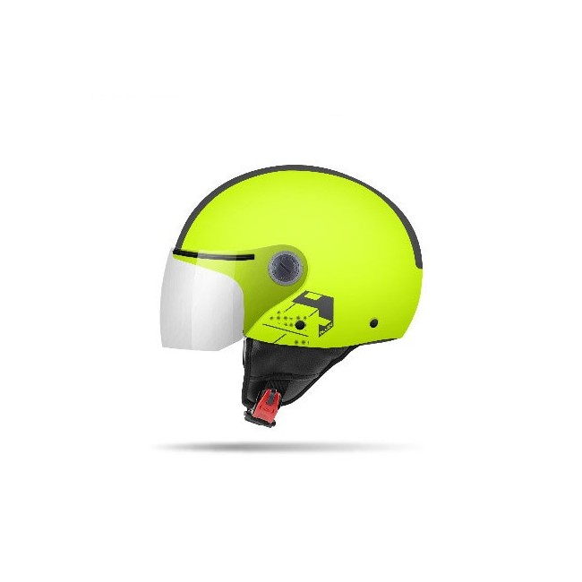 Casco KRP Helmets CASCO KRP DEMI JET NEW CAP CON VISERA Y VISOR SOLAR para moto | REBESA.COM
