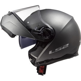 CASCO LS2 FF325 STROBE TITANIUM MATE para moto | REBESA.COM