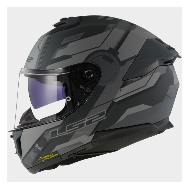 CASCO LS2 FF808 STREAM II SHADOW CASCO LS2 FF808 STREAM II SHADOW