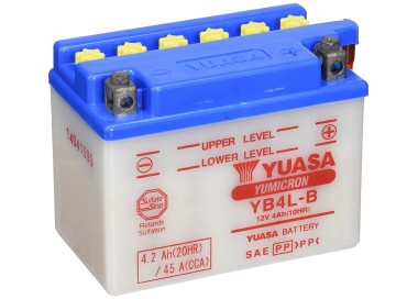 Batería para motocicleta Yuasa Yumicon 4,2Ah 45A CP YB4L-B
